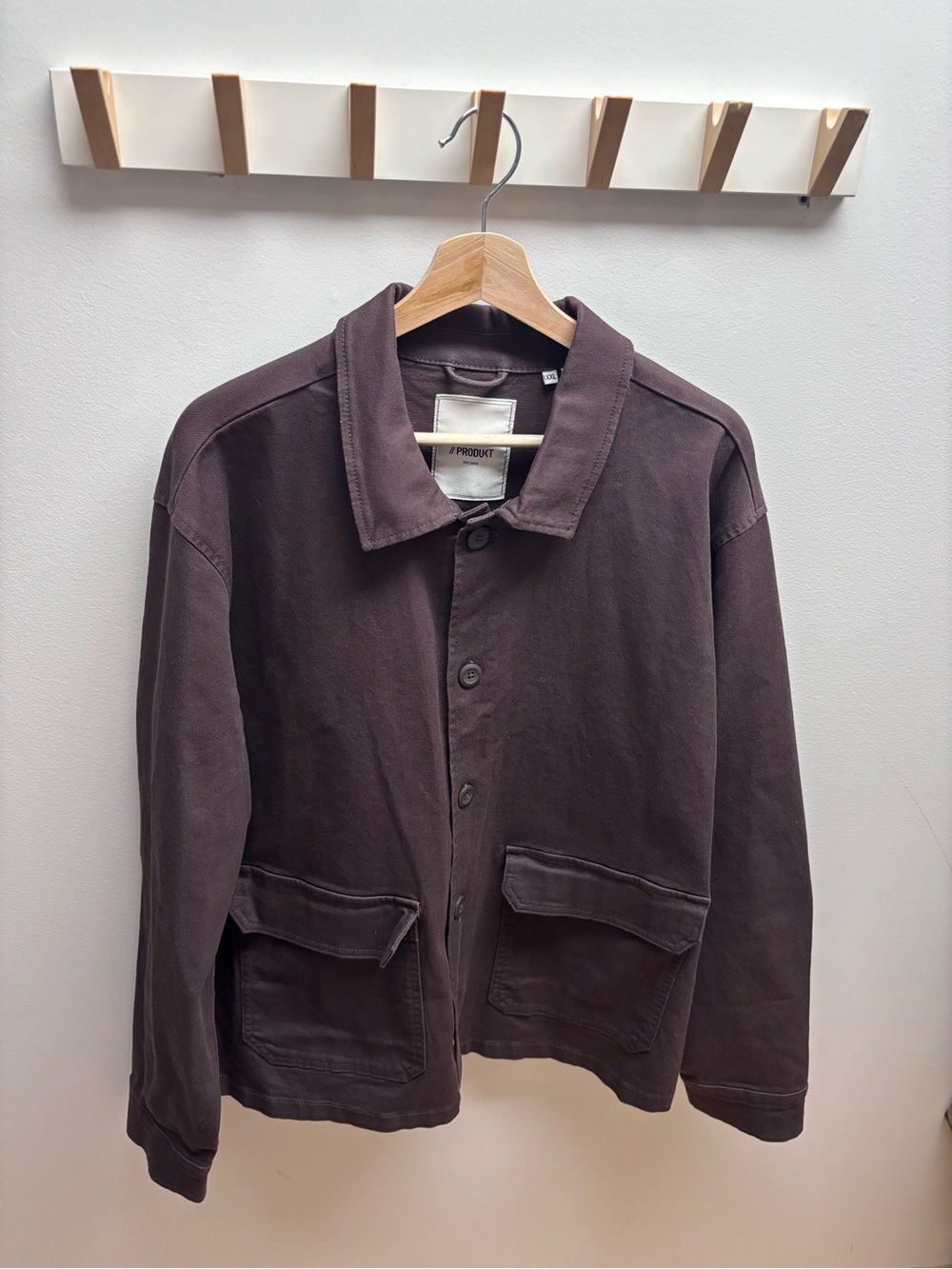 Produkt Men’s Aksel Overcoat in Chocolate Brown